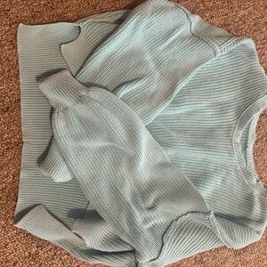 Aerie Soft Blue Knit Sweater